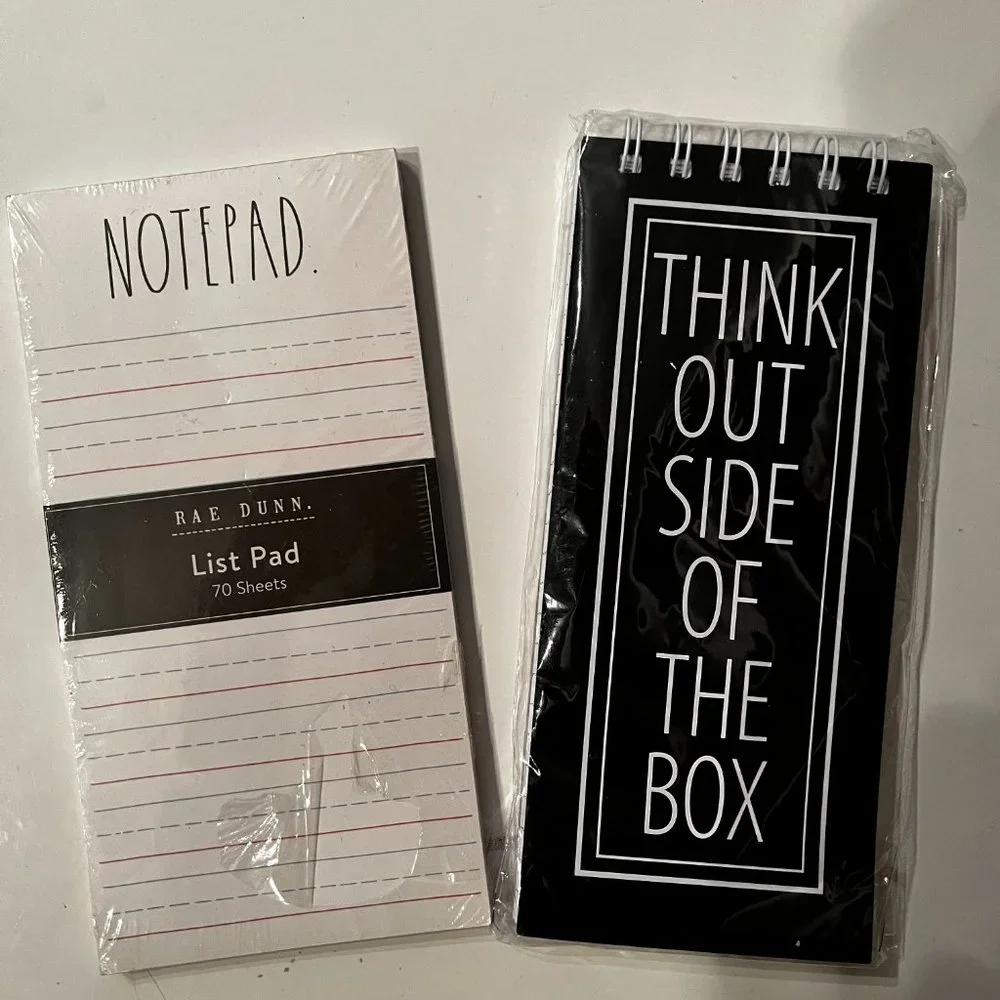 To Do Lists / Note pads / Notebooks  (Rae Dunn and Other)‎ (new)